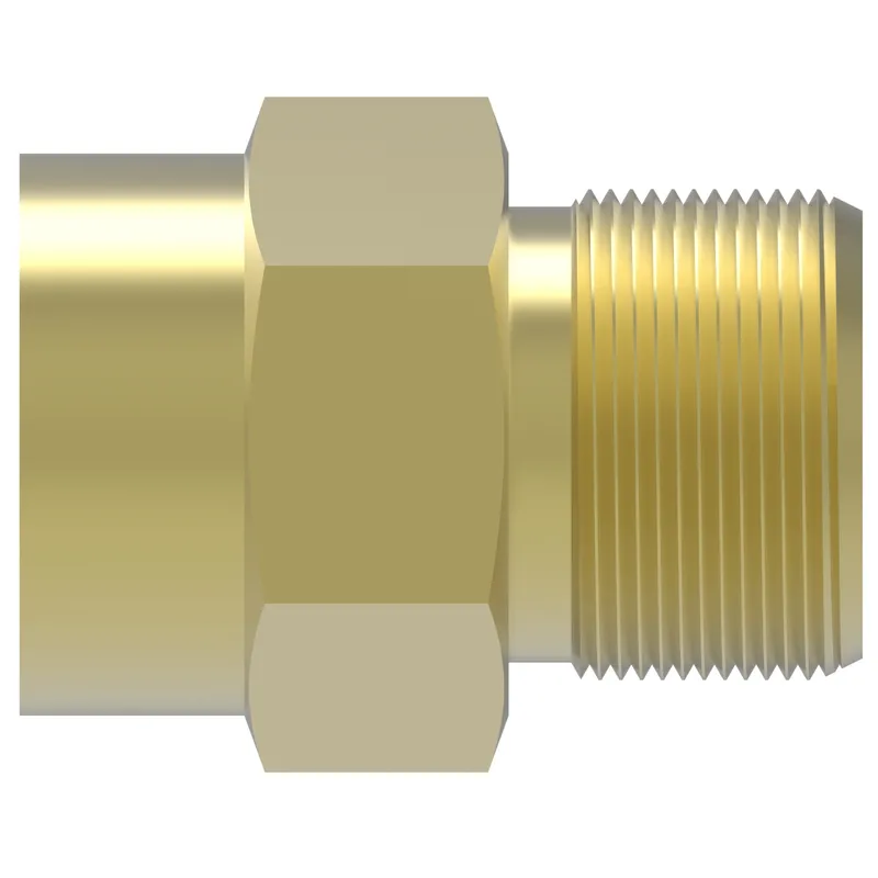 BRASS STR COMPRESSION 102-25005 FEMALE U — photo 2 of 3