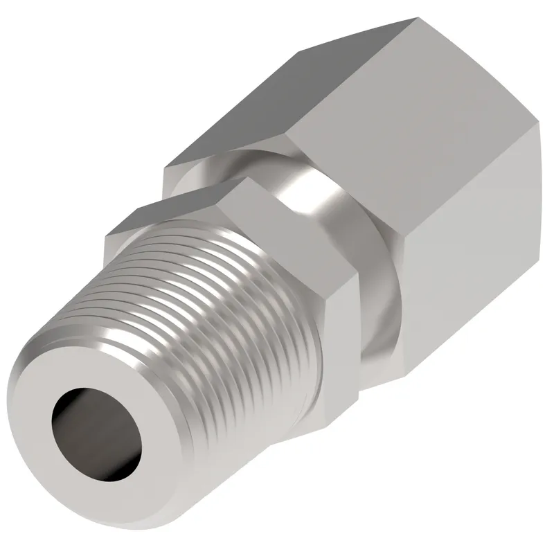 TUBE FTG, S-GEV 6 LL/1/8NPT A4GS — photo 1 of 3