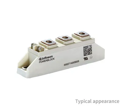 Infineon DD100N16S – 20 mm Rectifier Diode Module with 1600 V in solder bond technology Infineon DD100N16S – 20 mm Rectifier Diode Module with 1600 V in solder bond technology