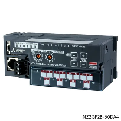 Mitsubishi Electric NZ2GF2B-60DA4 – Mitsubishi MELSEC network modules Remote I/O Mitsubishi Electric NZ2GF2B-60DA4 – Mitsubishi MELSEC network modules Remote I/O