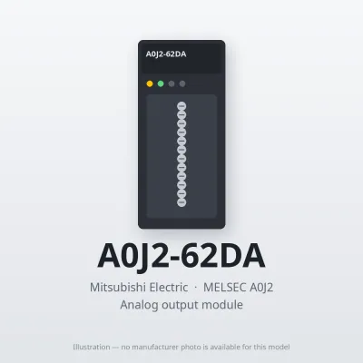 A0J2-62DA Mitsubishi MELSEC A0J2 Analog output module