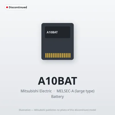 Mitsubishi Electric A10BAT – Mitsubishi MELSEC-A Battery Mitsubishi Electric A10BAT – Mitsubishi MELSEC-A Battery