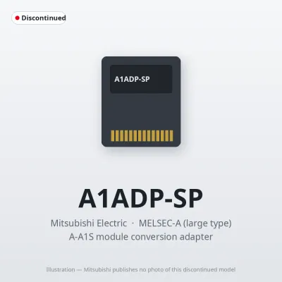 Mitsubishi Electric A1ADP-SP – Mitsubishi MELSEC-A A-A1S module conversion adapter Mitsubishi Electric A1ADP-SP – Mitsubishi MELSEC-A A-A1S module conversion adapter