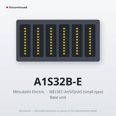 A1S32B-E Mitsubishi MELSEC-AnS Base unit