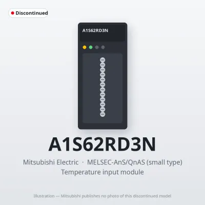 A1S62RD3N Mitsubishi MELSEC-AnS Temperature input module