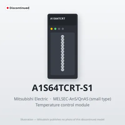 A1S64TCRT-S1 Mitsubishi MELSEC-AnS Temperature control module