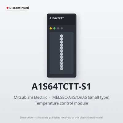 A1S64TCTT-S1 Mitsubishi MELSEC-AnS Temperature control module