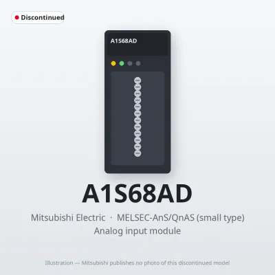 A1S68AD Mitsubishi MELSEC-AnS Analog input module