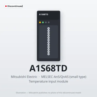 A1S68TD Mitsubishi MELSEC-AnS Temperature input module