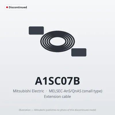 A1SC07B Mitsubishi MELSEC-AnS Extension cable