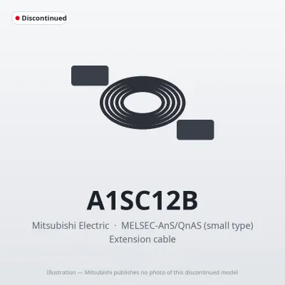 A1SC12B Mitsubishi MELSEC-AnS Extension cable
