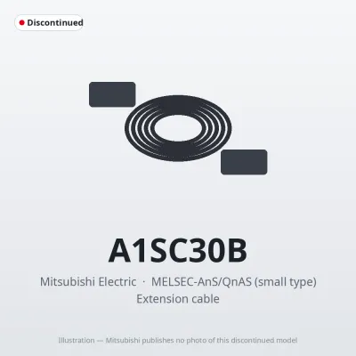 A1SC30B Mitsubishi MELSEC-AnS Extension cable