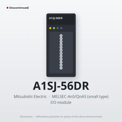 A1SJ-56DR Mitsubishi MELSEC-AnS I/O module