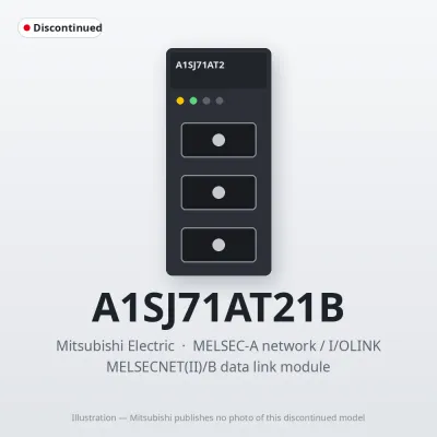 A1SJ71AT21B Mitsubishi MELSECNET(II)/B data link module