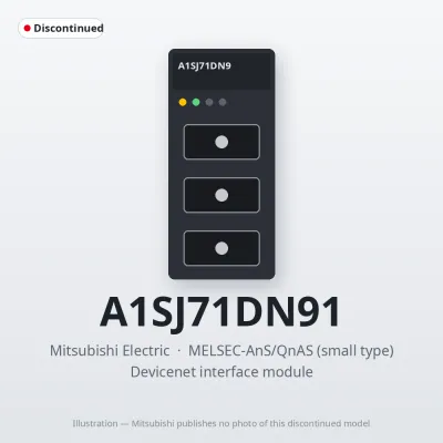 A1SJ71DN91 Mitsubishi MELSEC-AnS Devicenet interface module