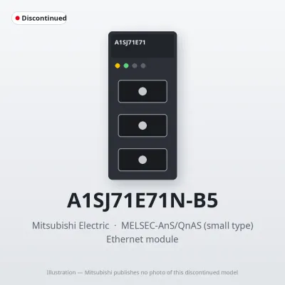 A1SJ71E71N-B5 Mitsubishi MELSEC-AnS Ethernet module