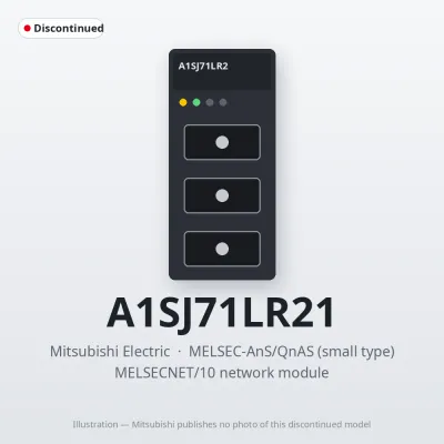 A1SJ71LR21 Mitsubishi MELSECNET/10 network module