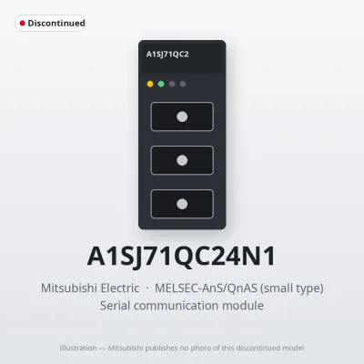 A1SJ71QC24N1 Mitsubishi MELSEC-AnS Serial communication module