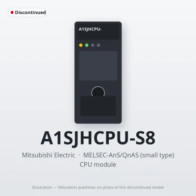 A1SJHCPU-S8 Mitsubishi MELSEC-AnS CPU module
