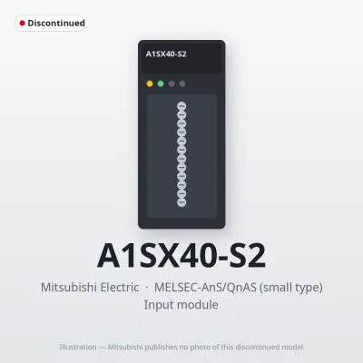 A1SX40-S2 Mitsubishi MELSEC-AnS Input module