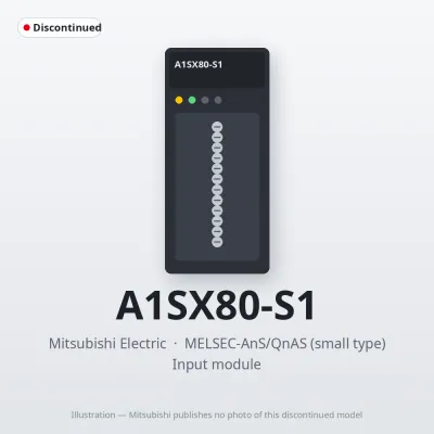 A1SX80-S1 Mitsubishi MELSEC-AnS Input module