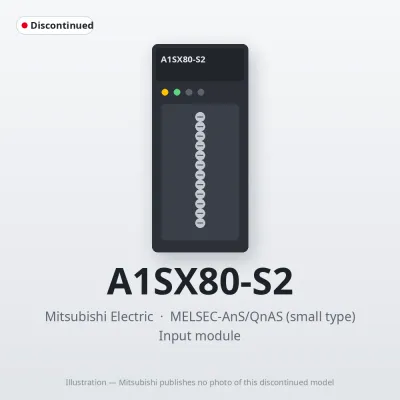 A1SX80-S2 Mitsubishi MELSEC-AnS Input module