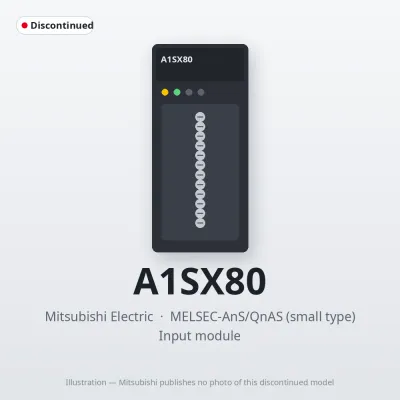 A1SX80 Mitsubishi MELSEC-AnS Input module