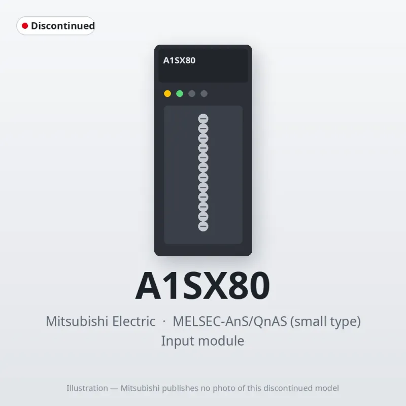 A1SX80 Mitsubishi MELSEC-AnS Input module