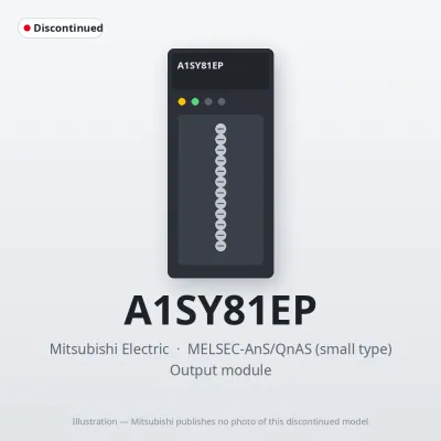 A1SY81EP Mitsubishi MELSEC-AnS Output module