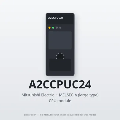 Mitsubishi Electric A2CCPUC24 – Mitsubishi MELSEC-A CPU module Mitsubishi Electric A2CCPUC24 – Mitsubishi MELSEC-A CPU module