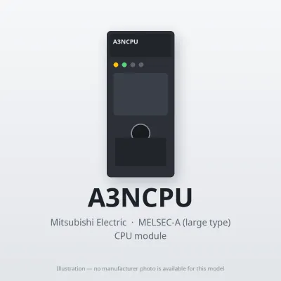 Mitsubishi Electric A3NCPU – Mitsubishi MELSEC-A CPU module