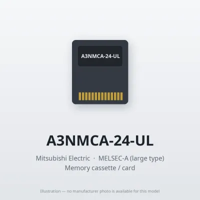 Mitsubishi Electric A3NMCA-24-UL – Mitsubishi MELSEC-A Memory cassette / card