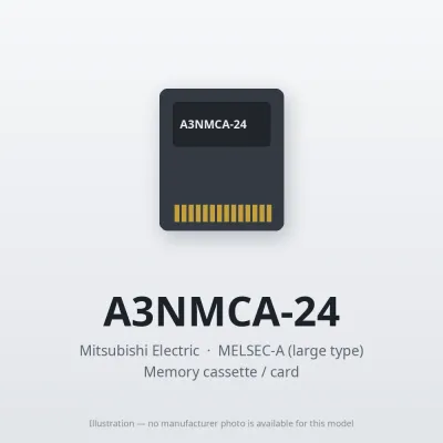 Mitsubishi Electric A3NMCA-24 – Mitsubishi MELSEC-A Memory cassette / card