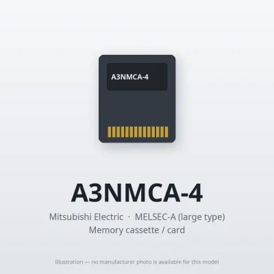 Mitsubishi Electric A3NMCA-4 – Mitsubishi MELSEC-A Memory cassette / card