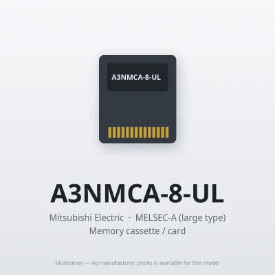 Mitsubishi Electric A3NMCA-8-UL – Mitsubishi MELSEC-A Memory cassette / card