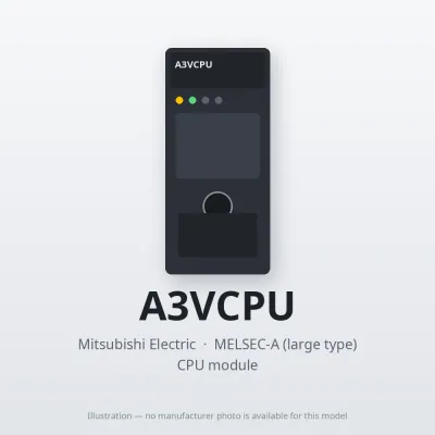 Mitsubishi Electric A3VCPU – Mitsubishi MELSEC-A CPU module