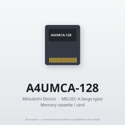 Mitsubishi Electric A4UMCA-128 – Mitsubishi MELSEC-A Memory cassette / card