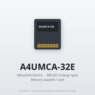 Mitsubishi Electric A4UMCA-32E – Mitsubishi MELSEC-A Memory cassette / card