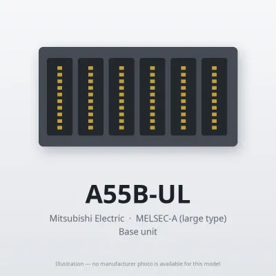 Mitsubishi Electric A55B-UL – Mitsubishi MELSEC-A Base unit