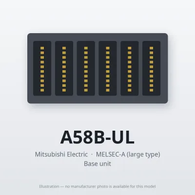 Mitsubishi Electric A58B-UL – Mitsubishi MELSEC-A Base unit