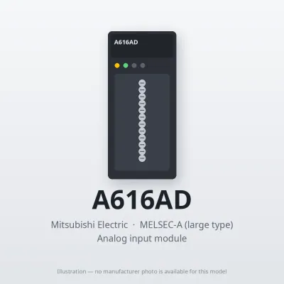Mitsubishi Electric A616AD – Mitsubishi MELSEC-A Analog input module