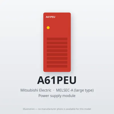 Mitsubishi Electric A61PEU – Mitsubishi MELSEC-A Power supply module