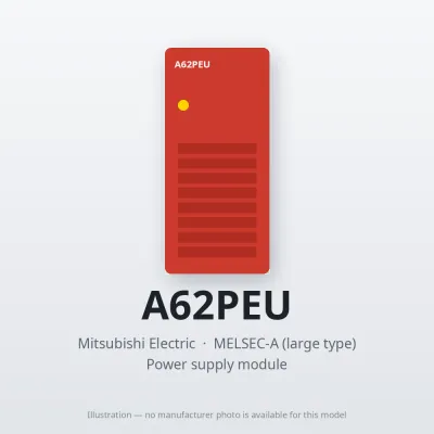 Mitsubishi Electric A62PEU – Mitsubishi MELSEC-A Power supply module