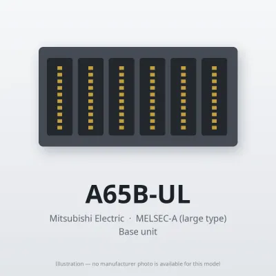 Mitsubishi Electric A65B-UL – Mitsubishi MELSEC-A Base unit