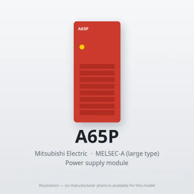Mitsubishi Electric A65P – Mitsubishi MELSEC-A Power supply module