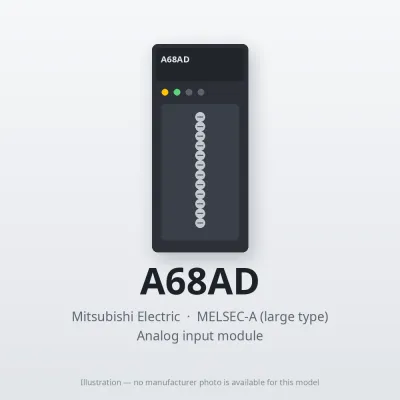Mitsubishi Electric A68AD – Mitsubishi MELSEC-A Analog input module
