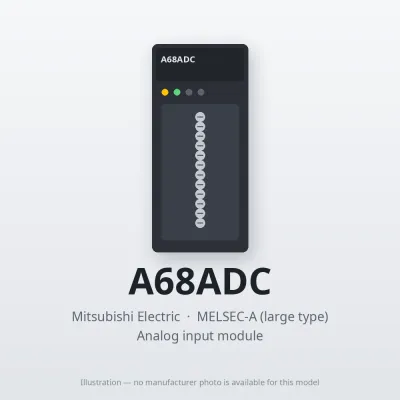 Mitsubishi Electric A68ADC – Mitsubishi MELSEC-A Analog input module