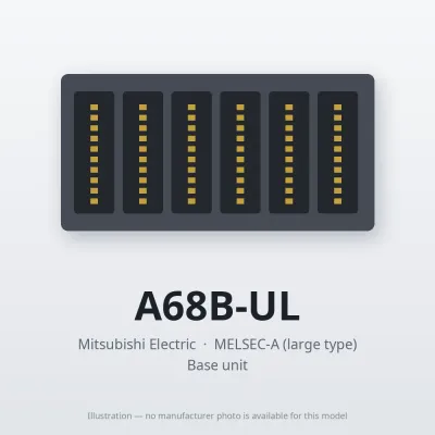Mitsubishi Electric A68B-UL – Mitsubishi MELSEC-A Base unit