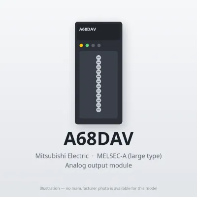 Mitsubishi Electric A68DAV – Mitsubishi MELSEC-A Analog output module
