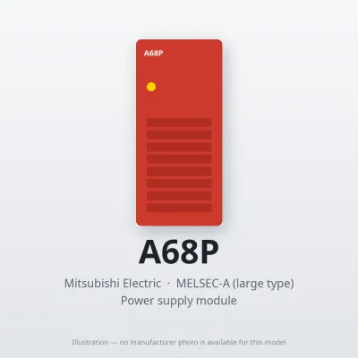 Mitsubishi Electric A68P – Mitsubishi MELSEC-A Power supply module Mitsubishi Electric A68P – Mitsubishi MELSEC-A Power supply module